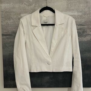 Abercrombie & Fitch White Blazer